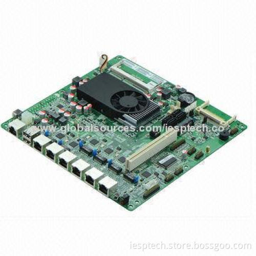 Firewall Motherboard, Onboard D2550 CPU, 6 x RJ45 GLAN, 6 x USB 2.0, VGA, 12V DC-in